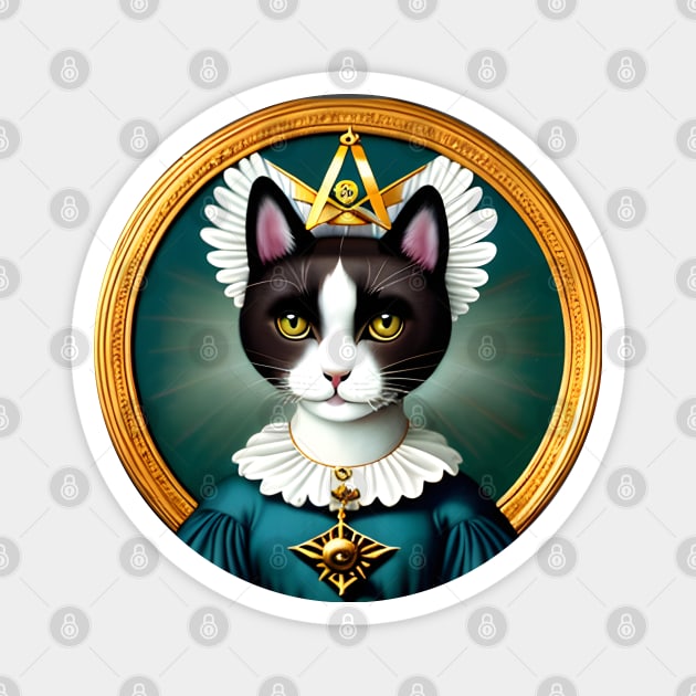 Cats of the Occult XIII Magnet by chilangopride
